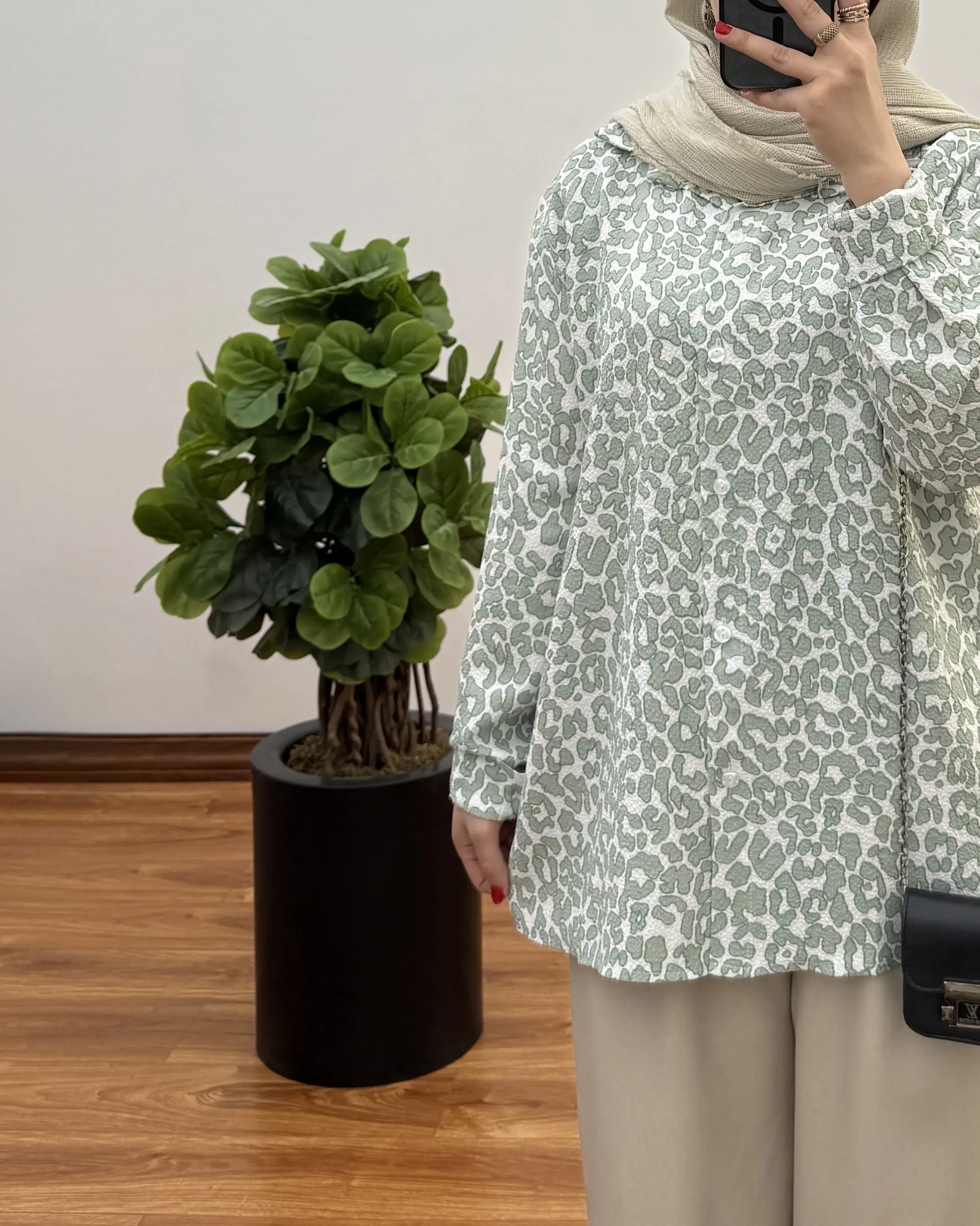 شومیز دخترانه ینزی مدل پلنگی